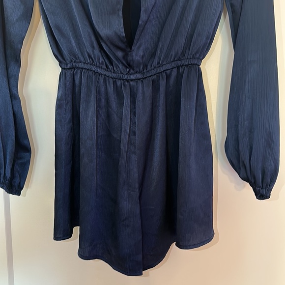 THE FIFTH LABEL Open back Blue romper SZ XS - Picture 5 of 6